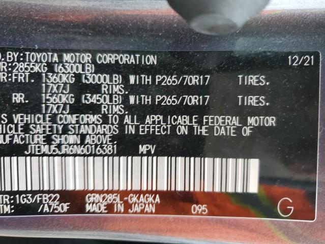 Photo 13 VIN: JTEMU5JR6N6016381 - TOYOTA 4RUNNER 