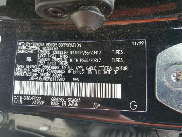 Photo 11 VIN: JTEPU5JR0P6117982 - TOYOTA 4RUNNER SE 