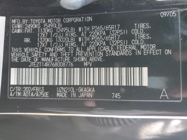 Photo 11 VIN: JTEZT14R768008776 - TOYOTA 4RUNNER 