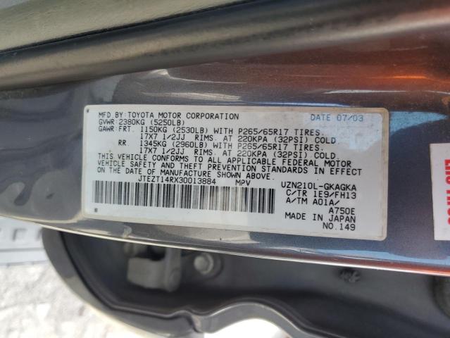 Photo 11 VIN: JTEZT14RX30013884 - TOYOTA 4RUNNER SR 