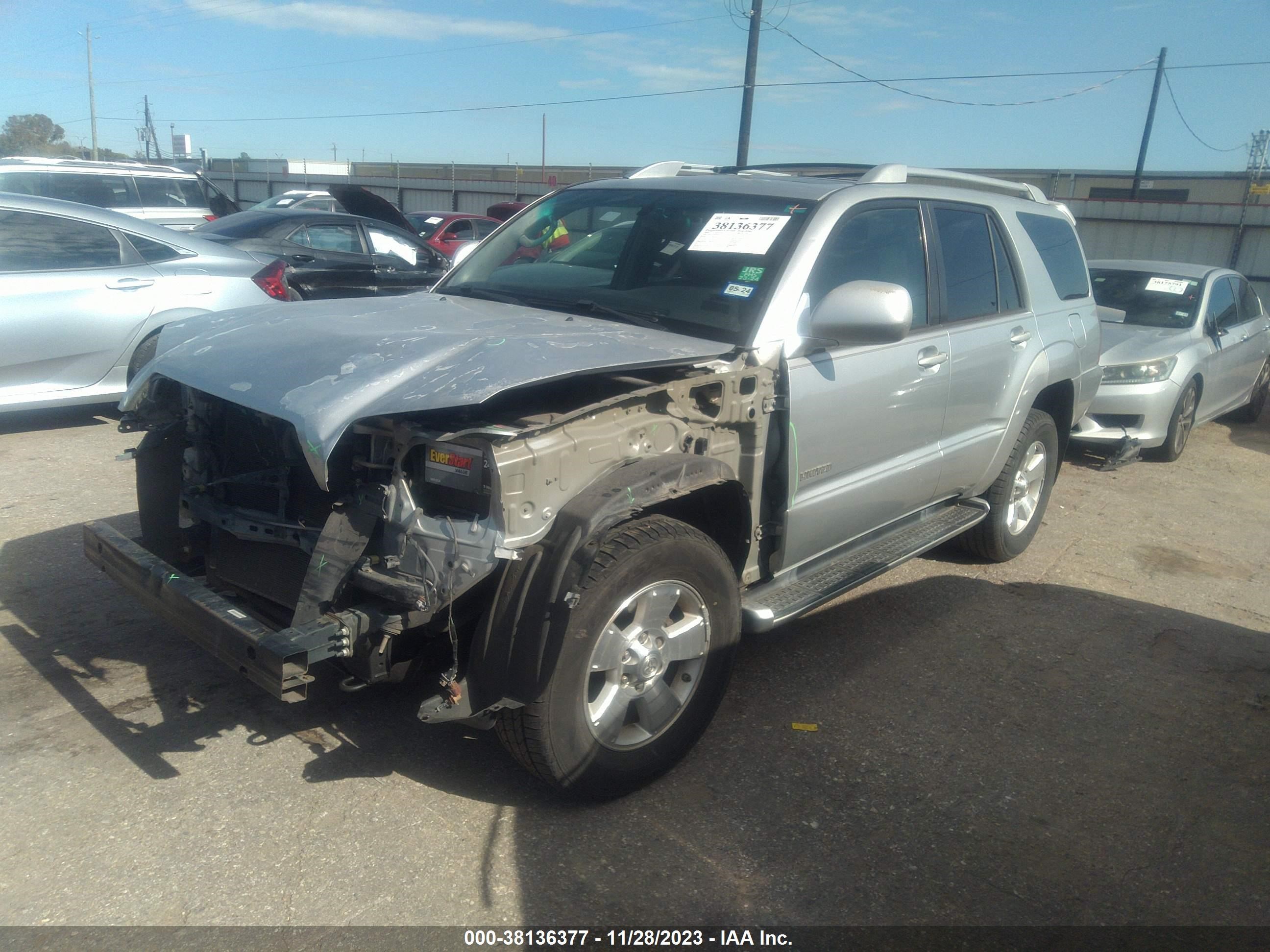 Photo 1 VIN: JTEZU17R540041425 - TOYOTA 4RUNNER 