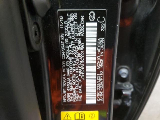 Photo 12 VIN: JTHB21B13K2021980 - LEXUS ES 300H 