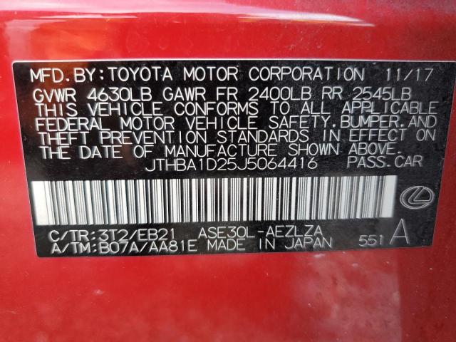 Photo 11 VIN: JTHBA1D25J5064416 - LEXUS IS 300 