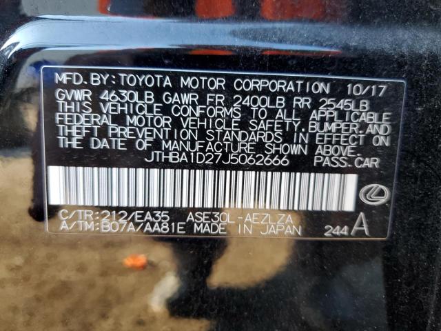 Photo 12 VIN: JTHBA1D27J5062666 - LEXUS IS 300 