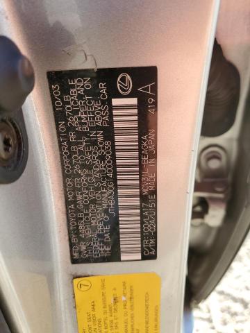 Photo 11 VIN: JTHBA30G140009038 - LEXUS ES 330 