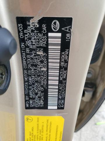 Photo 12 VIN: JTHBA30G245006913 - LEXUS ES 330 