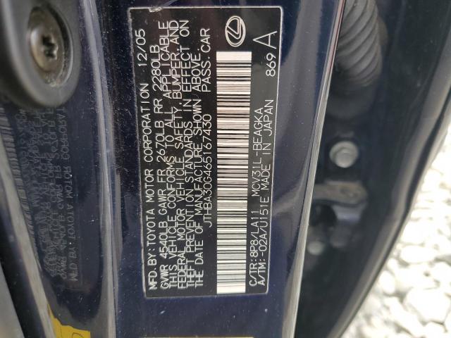 Photo 12 VIN: JTHBA30G465167430 - LEXUS ES330 