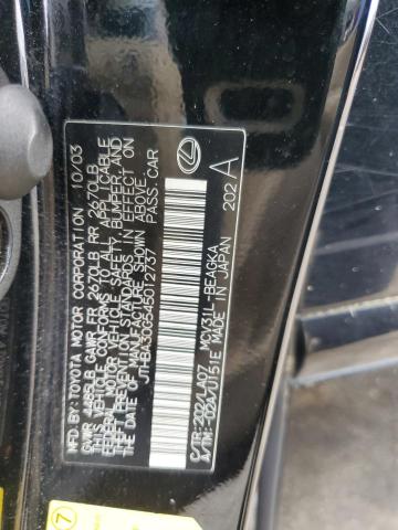 Photo 11 VIN: JTHBA30G545012737 - LEXUS ES330 