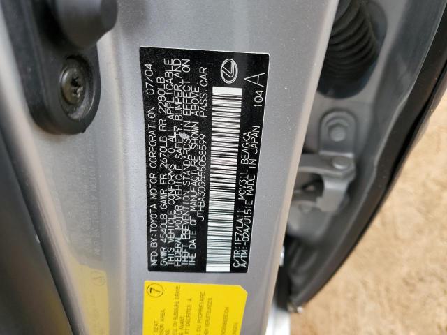 Photo 12 VIN: JTHBA30G555058599 - LEXUS ES 330 