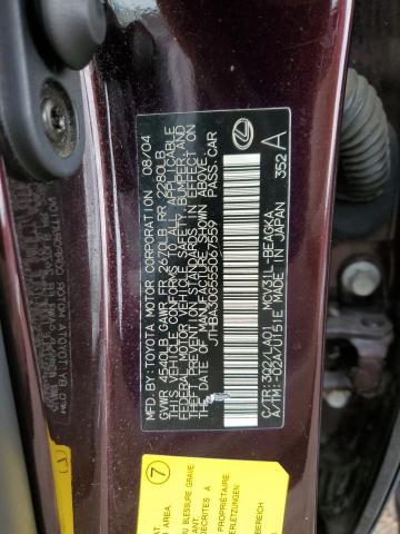 Photo 12 VIN: JTHBA30G555067559 - LEXUS ES330 