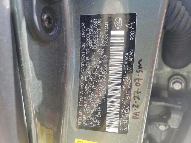 Photo 11 VIN: JTHBA30G555068503 - LEXUS ES330 