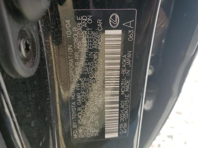 Photo 11 VIN: JTHBA30G555077072 - LEXUS ES330 