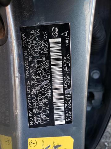 Photo 11 VIN: JTHBA30G555107848 - LEXUS ES330 