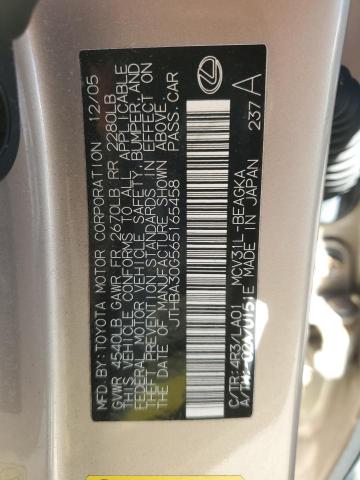 Photo 11 VIN: JTHBA30G565165458 - LEXUS ES330 