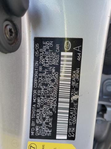 Photo 11 VIN: JTHBA30G655128580 - LEXUS ES 330 