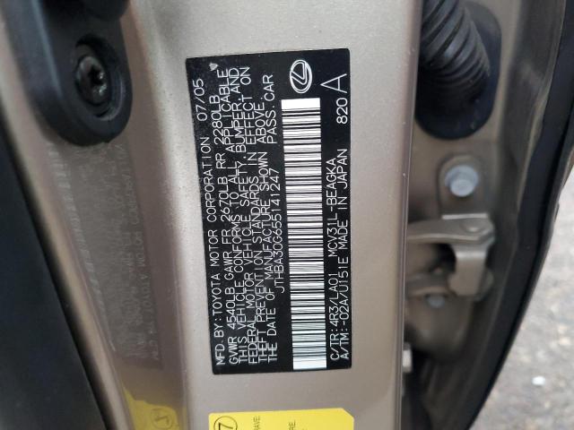 Photo 11 VIN: JTHBA30G655141247 - LEXUS ES 330 