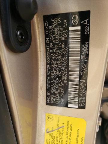 Photo 11 VIN: JTHBA30G755097758 - LEXUS ES 330 