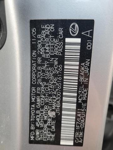 Photo 11 VIN: JTHBA30G765161766 - LEXUS ES 330 