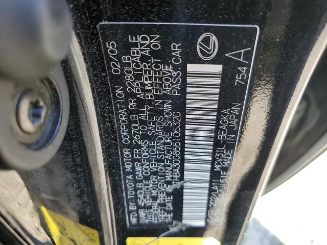 Photo 11 VIN: JTHBA30G855105320 - LEXUS ES330 