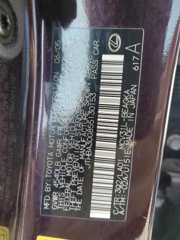 Photo 11 VIN: JTHBA30G855130153 - LEXUS ES 330 