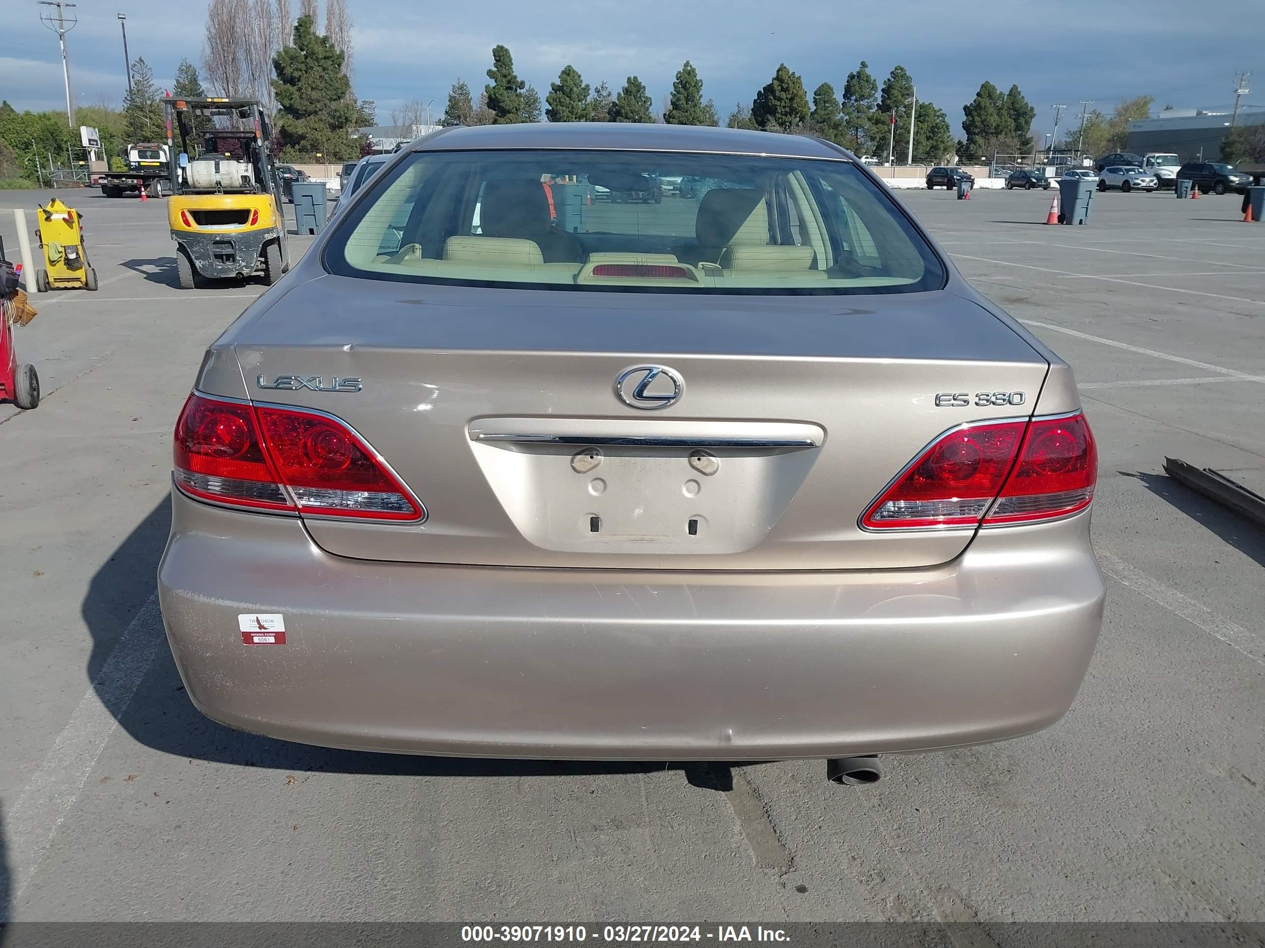 Photo 15 VIN: JTHBA30G865161095 - LEXUS ES 