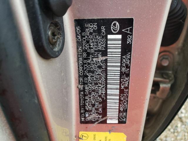 Photo 11 VIN: JTHBA30G955116519 - LEXUS ES 330 