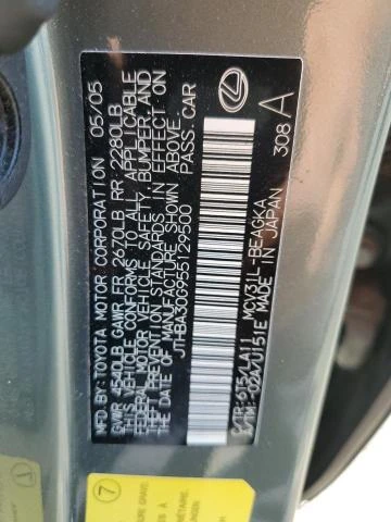 Photo 11 VIN: JTHBA30G955129500 - LEXUS ES 330 