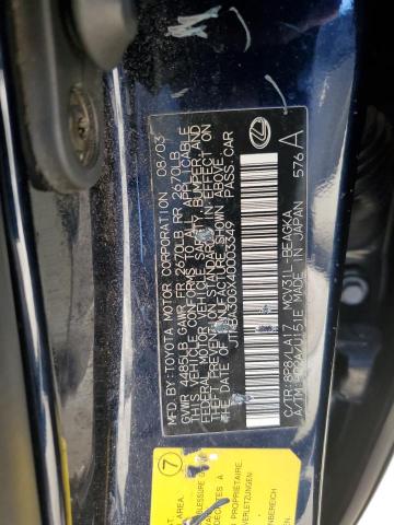 Photo 12 VIN: JTHBA30GX40003349 - LEXUS ES330 