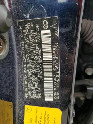 Photo 11 VIN: JTHBA30GX45040887 - LEXUS ES330 