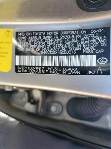 Photo 11 VIN: JTHBA30GX45050013 - LEXUS ES330 