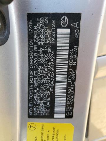 Photo 11 VIN: JTHBA30GX65168274 - LEXUS ES330 