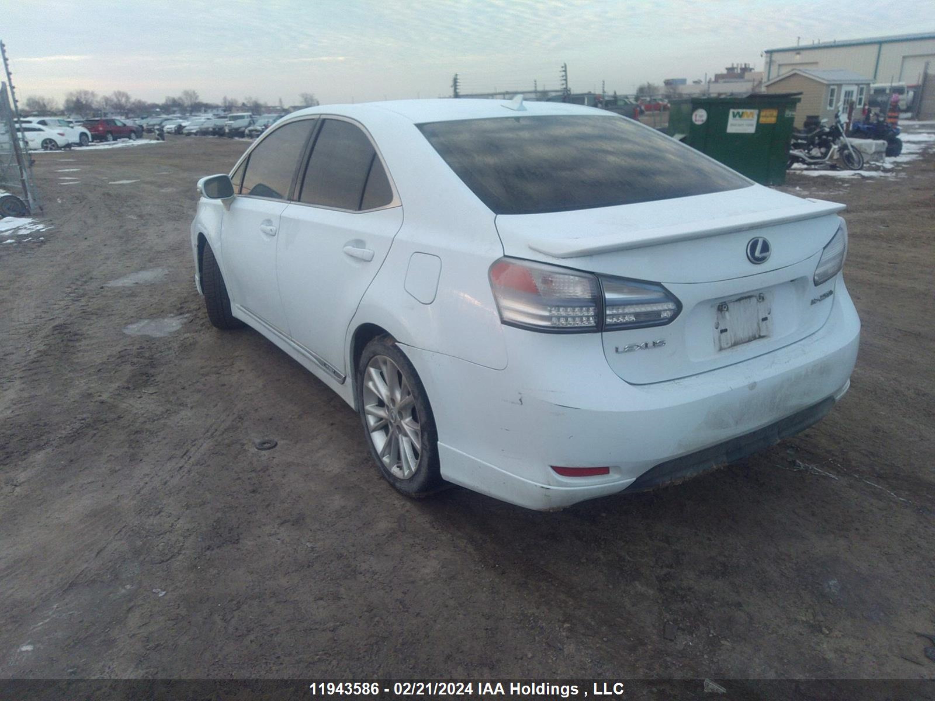 Photo 2 VIN: JTHBB1BA0A2005315 - LEXUS HS 