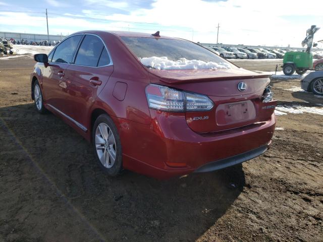 Photo 2 VIN: JTHBB1BA1A2035312 - LEXUS HS 250H 