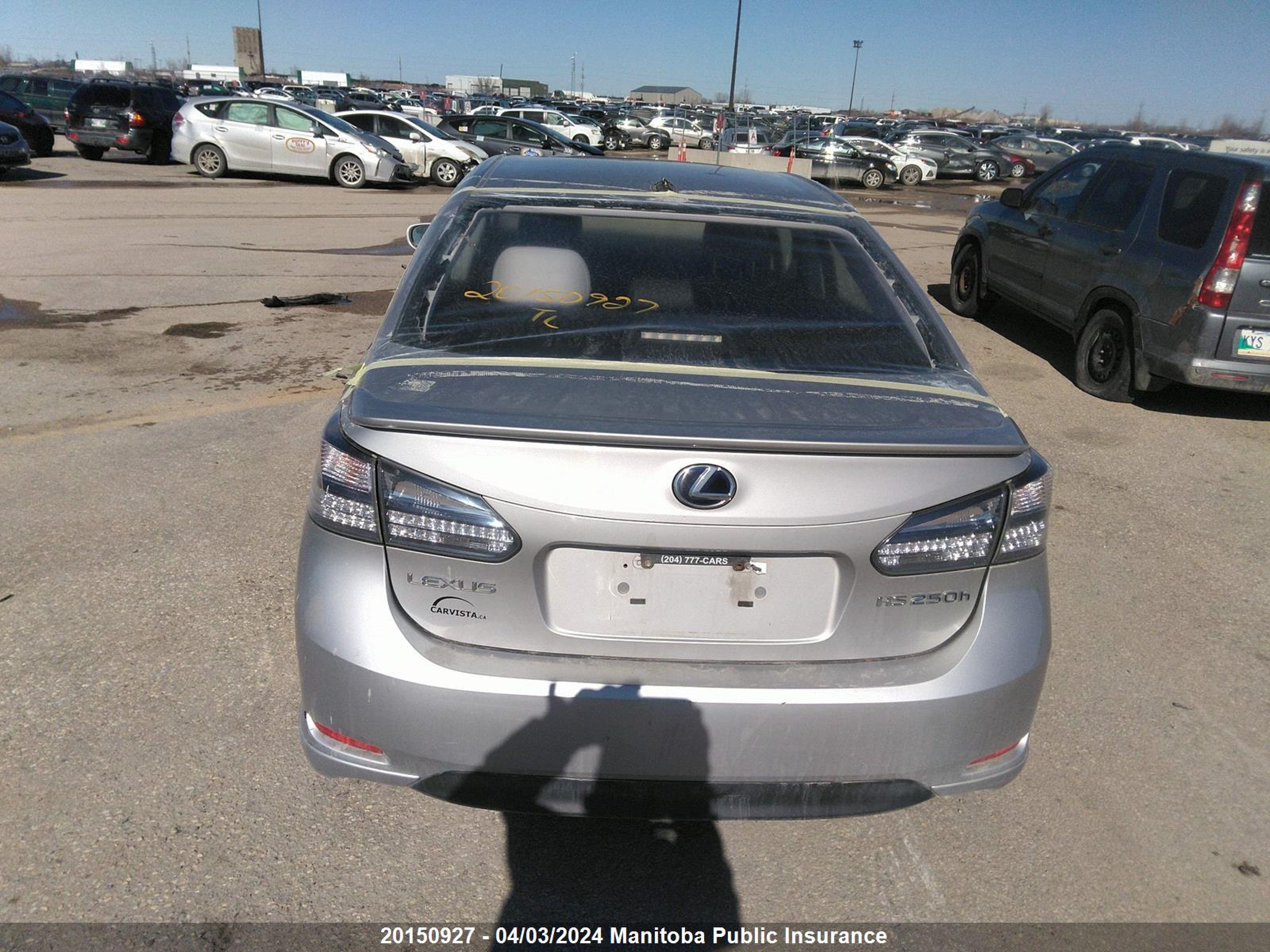 Photo 5 VIN: JTHBB1BA3A2025168 - LEXUS HS 