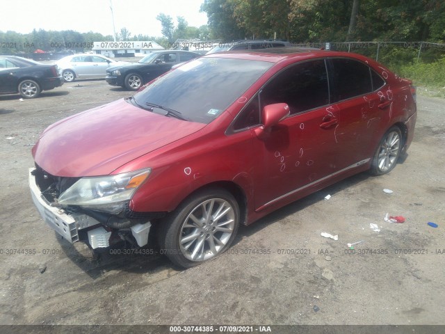 Photo 1 VIN: JTHBB1BA6A2007280 - LEXUS HS 250H 