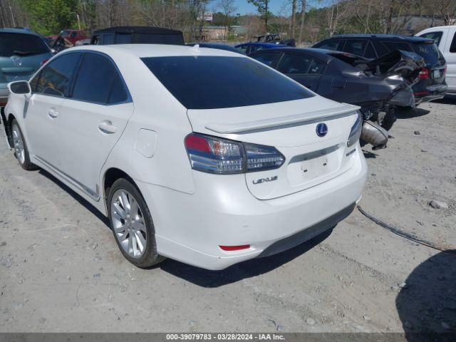 Photo 2 VIN: JTHBB1BA7A2021866 - LEXUS HS 250H 