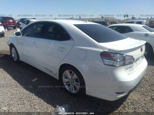 Photo 2 VIN: JTHBB1BA7A2034097 - LEXUS HS 250H 