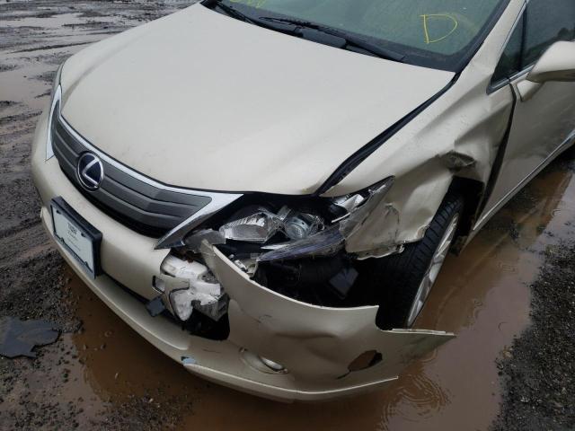 Photo 8 VIN: JTHBB1BA7C2050867 - LEXUS HS 250H 