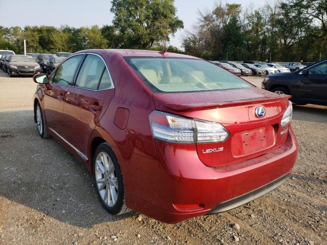 Photo 2 VIN: JTHBB1BA8A2002050 - LEXUS HS 250H 