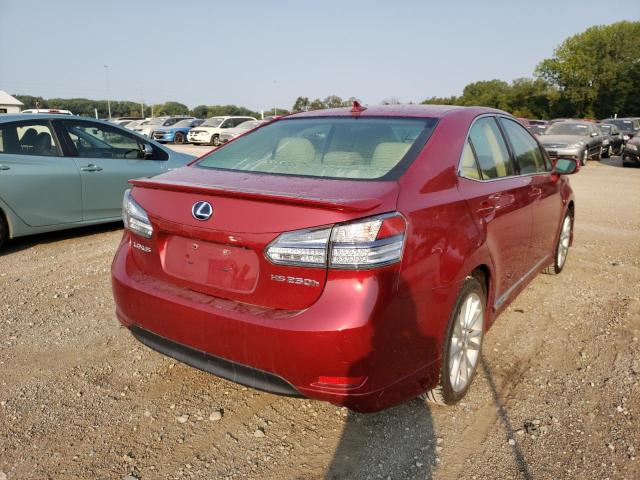 Photo 3 VIN: JTHBB1BA8A2002050 - LEXUS HS 250H 