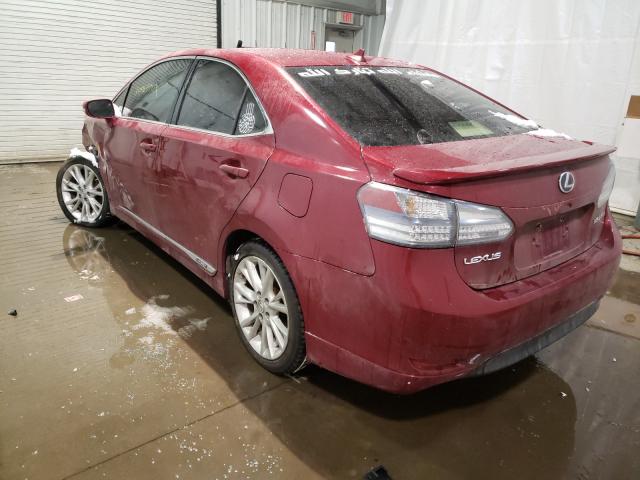 Photo 2 VIN: JTHBB1BA9A2002364 - LEXUS HS 250H 