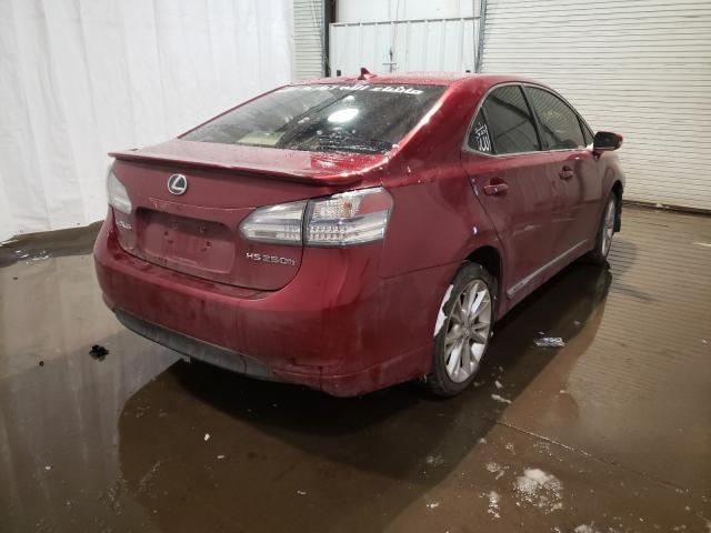 Photo 3 VIN: JTHBB1BA9A2002364 - LEXUS HS 250H 