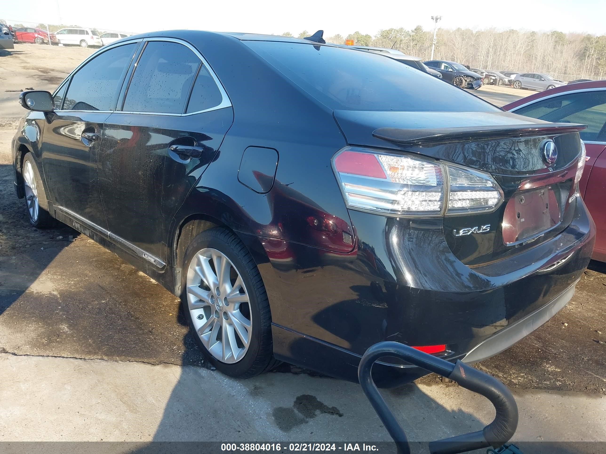 Photo 2 VIN: JTHBB1BA9A2021884 - LEXUS HS 