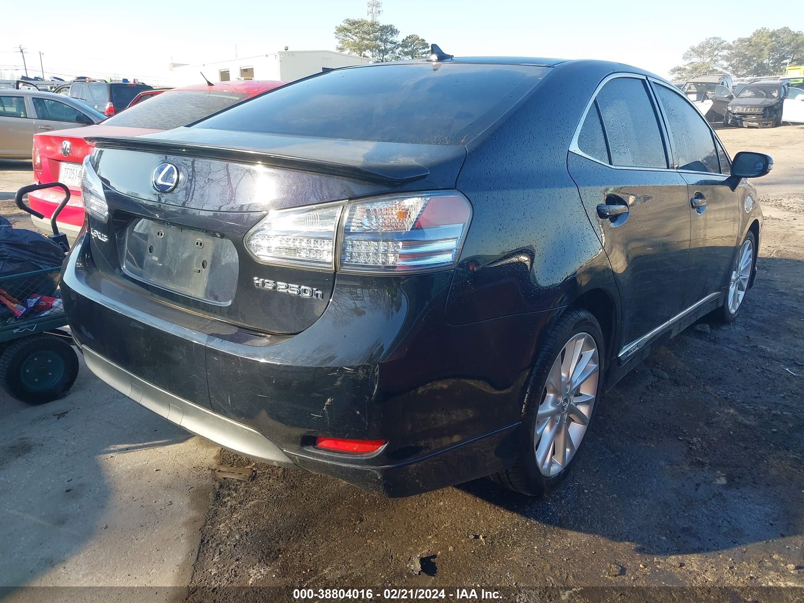 Photo 3 VIN: JTHBB1BA9A2021884 - LEXUS HS 