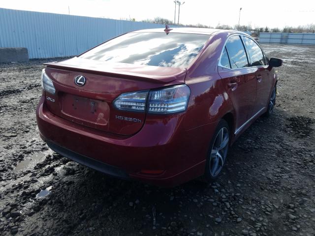 Photo 3 VIN: JTHBB1BA9A2026325 - LEXUS HS 250H 