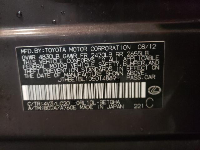 Photo 9 VIN: JTHBE1BL1D5014889 - LEXUS GS 350 