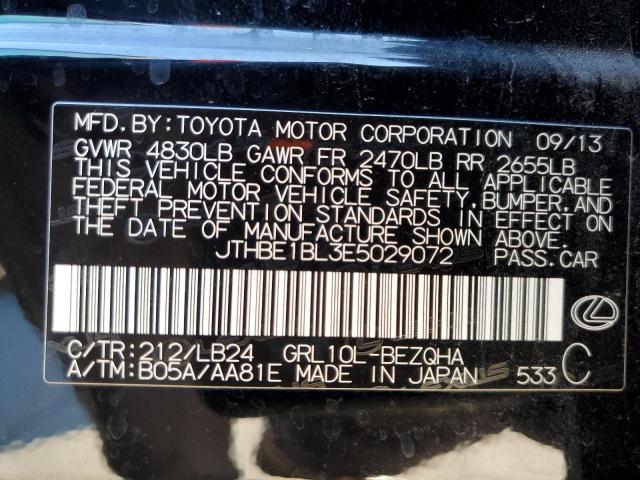 Photo 11 VIN: JTHBE1BL3E5029072 - LEXUS GS 350 