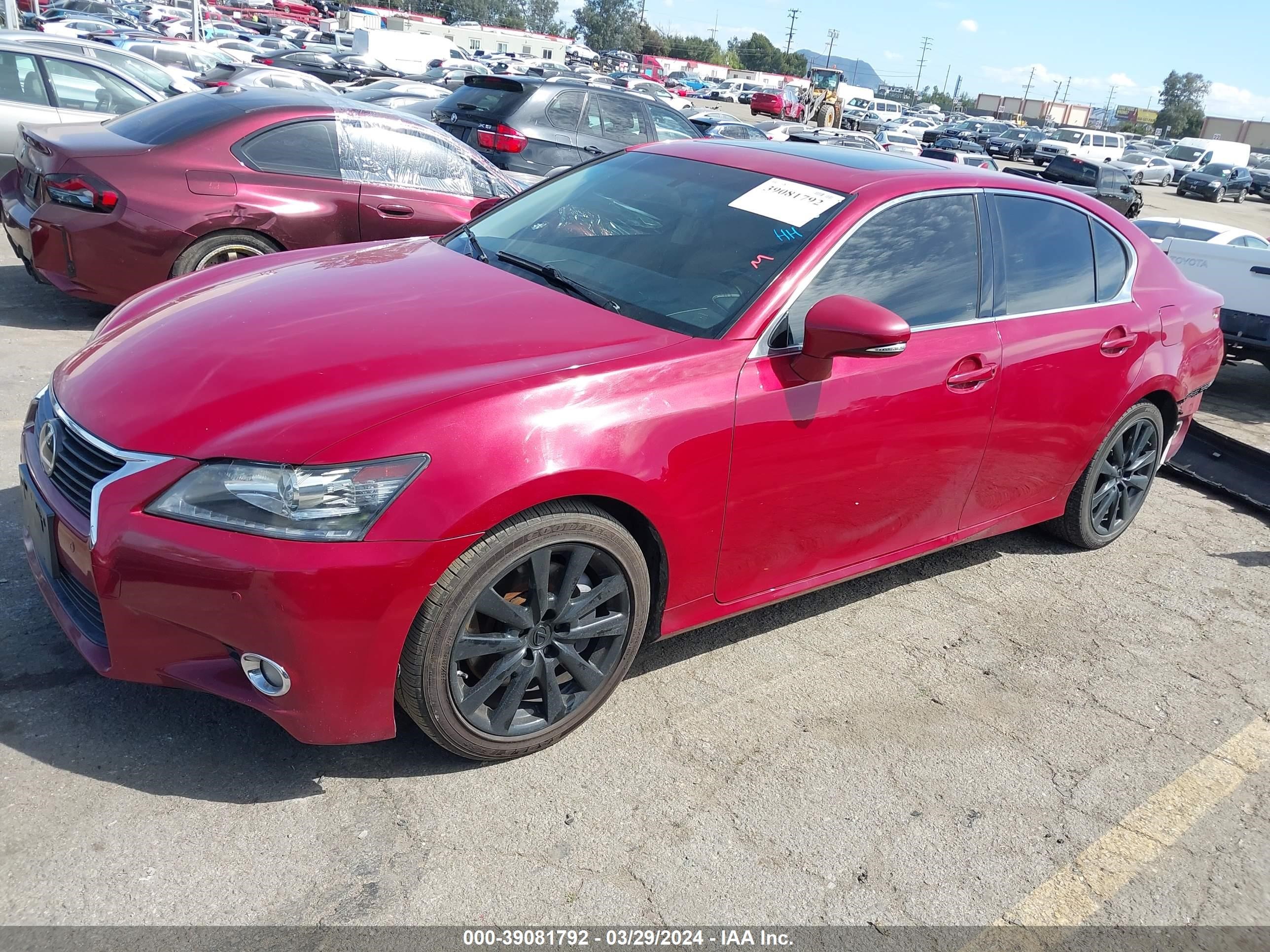 Photo 1 VIN: JTHBE1BL4D5006012 - LEXUS GS 