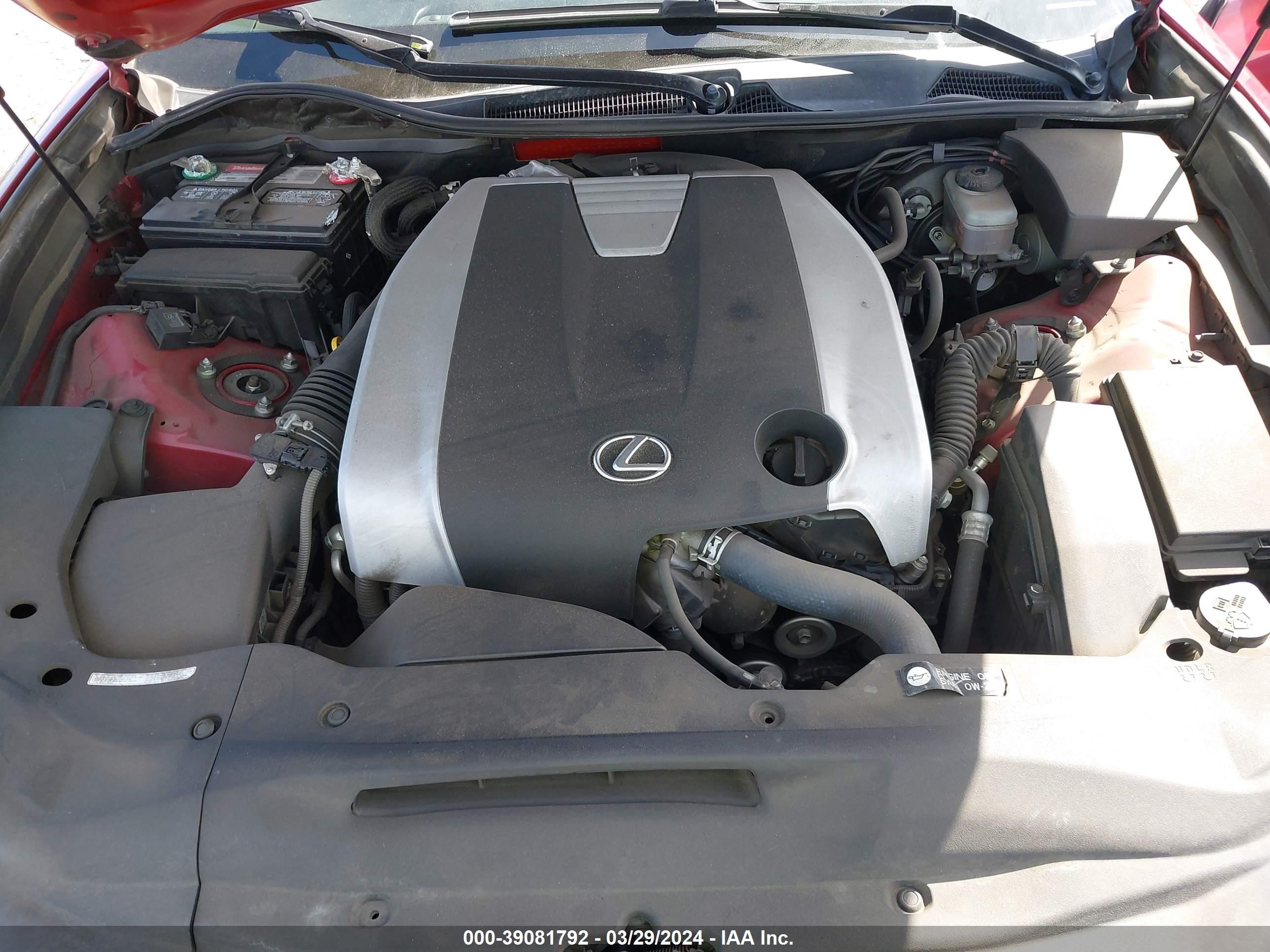 Photo 9 VIN: JTHBE1BL4D5006012 - LEXUS GS 