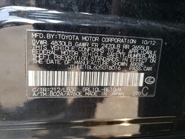 Photo 11 VIN: JTHBE1BL6D5018016 - LEXUS GS 350 